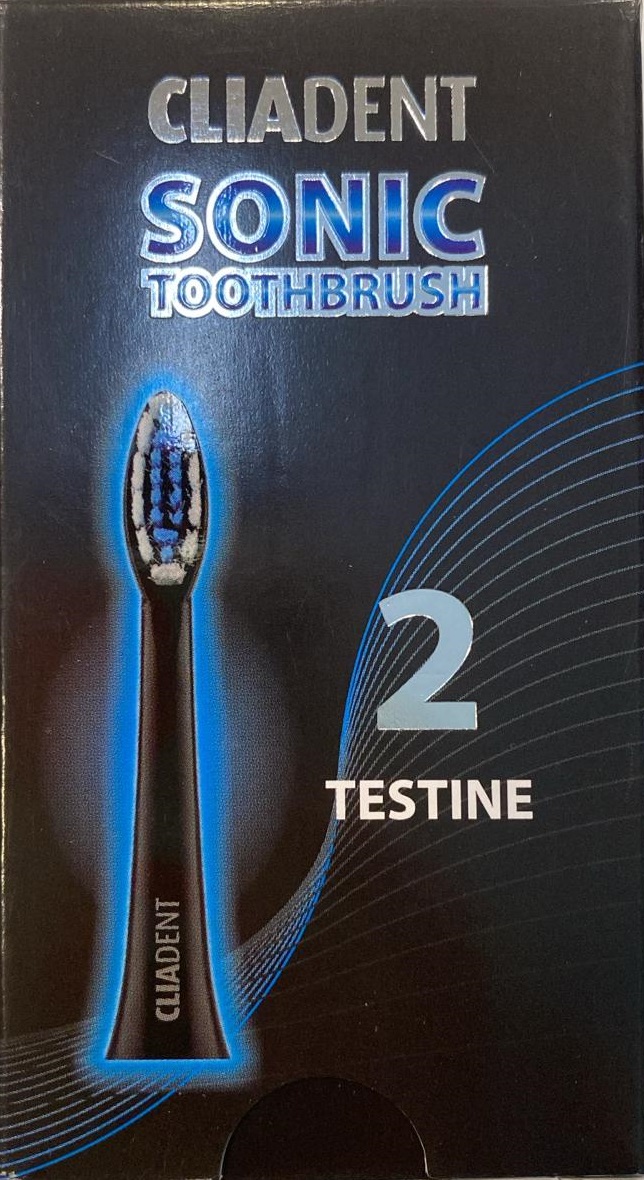 CLIADENT Testina Sonic 2 Pezzi